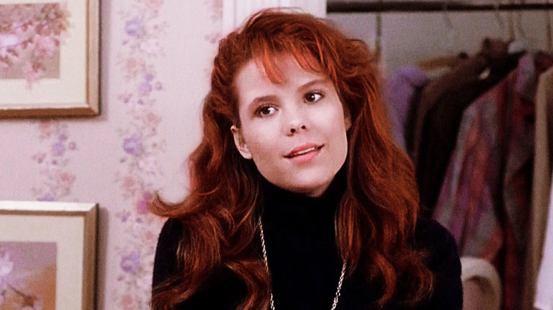 Louise Miller sits in her bedroom in "Teen Witch" (1989)