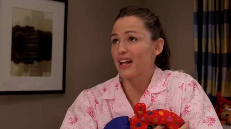 Jenna reminiscing about her date with her new teenaged friends in 13 Going on 30