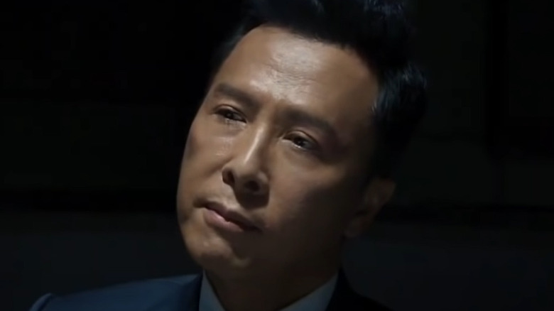 Donnie Yen tilting head