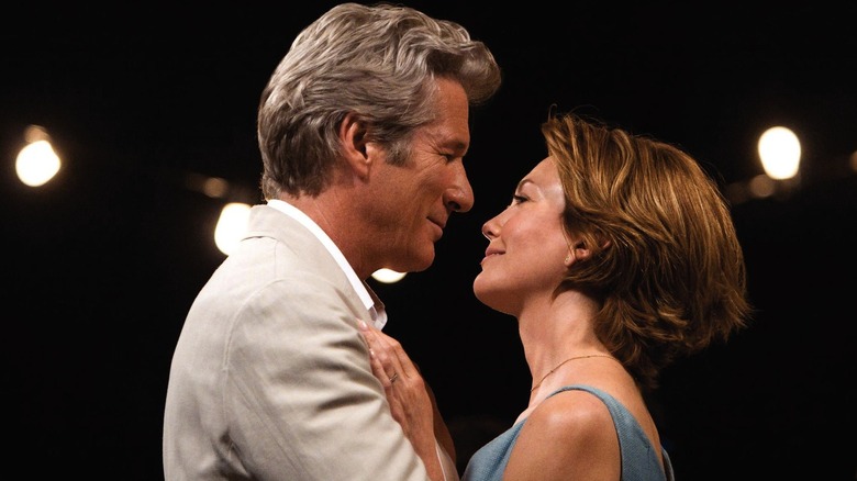 Paul and Adrienne dancing together in Nights in Rodanthe