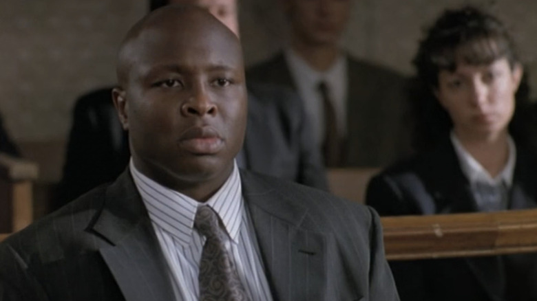 Eugene sits in court in "The Practice" (1997-2004)