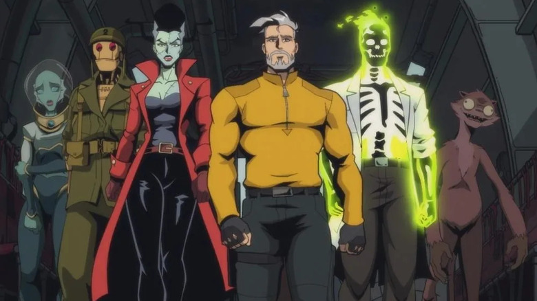 The Creature Commandos strut in "Creature Commandos"