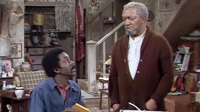 Fred argues with his son in Sanford and Son