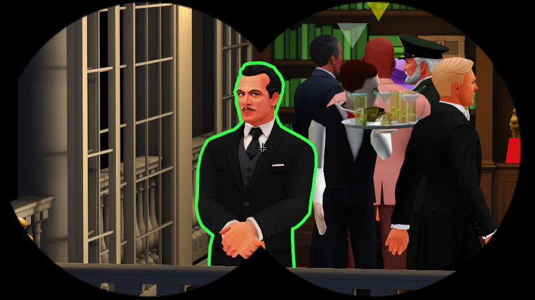 SpyParty Aiming at NPC