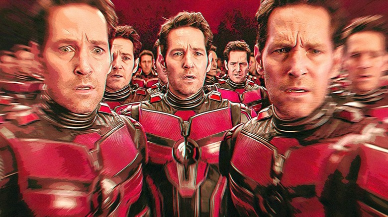 An army of fuplicate Scott Langs in "Ant-Man and the Wasp: Quantumania"