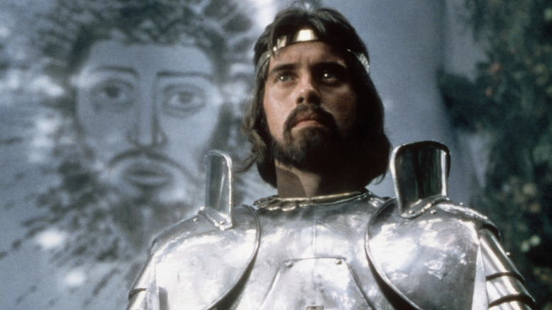 King Arthur wears armor in 'Excalibur' (1981)