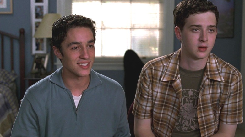 Kevin Myers and Paul Finch sitting in a room in American Pie