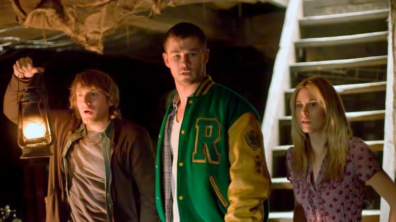 Marty, Curt, and Jules explore basement