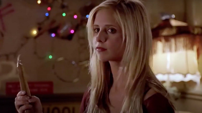 Buffy tilts her head