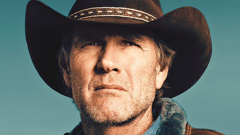 Walt Longmire peering into sun