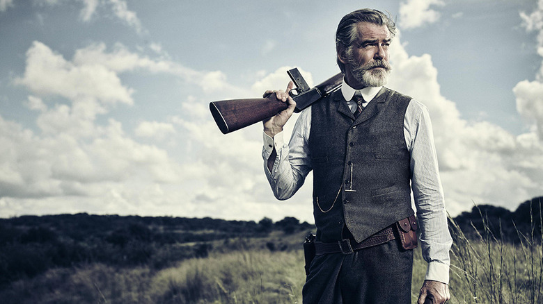 Eli McCullough rifle on shoulder