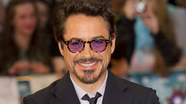 Downey posing