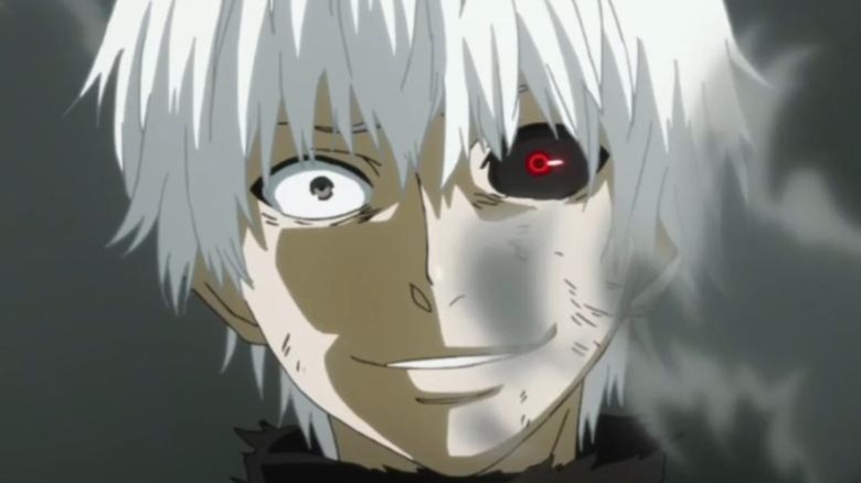 Tokyo Ghoul's Ken Kaneki smiling