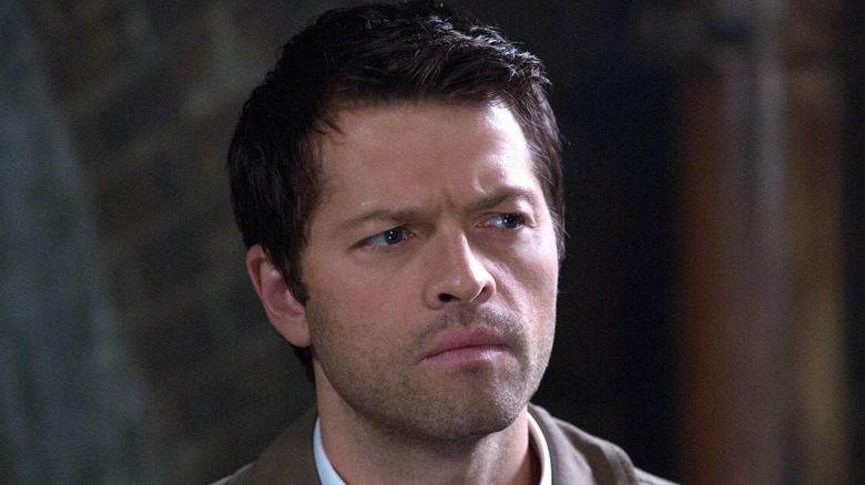 Castiel frowning