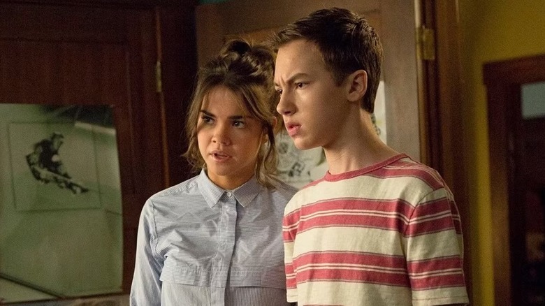 Callie and Jude frowning in "The Fosters."