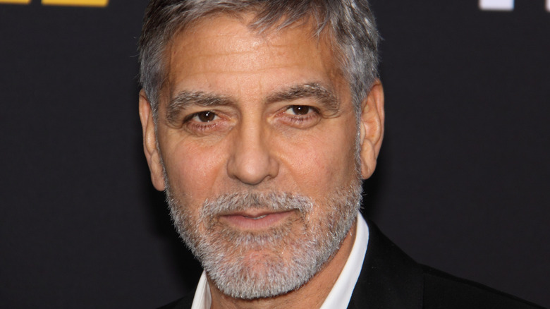 George Clooney gray beard