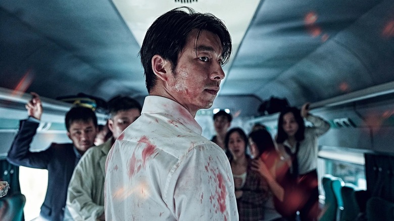 A moment of bloody tension from "Train to Busan" (2016)