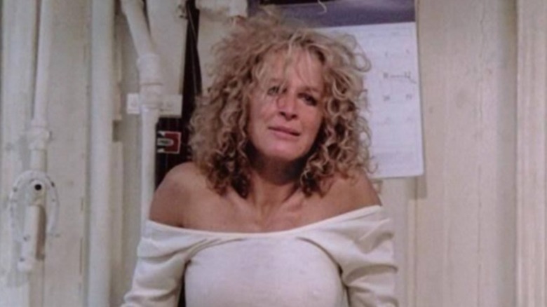 Alex in distress in "Fatal Attraction"
