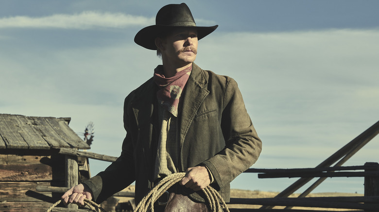 Brian Geraghty wearing cowboy hat