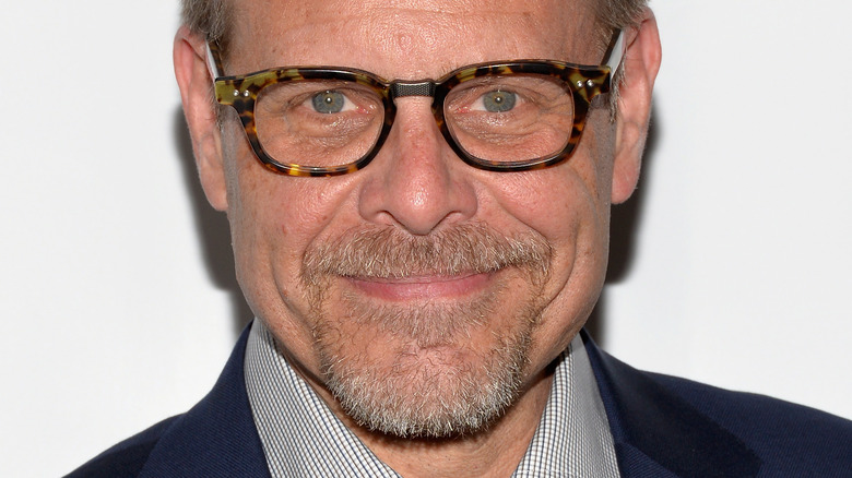 Alton Brown smiles