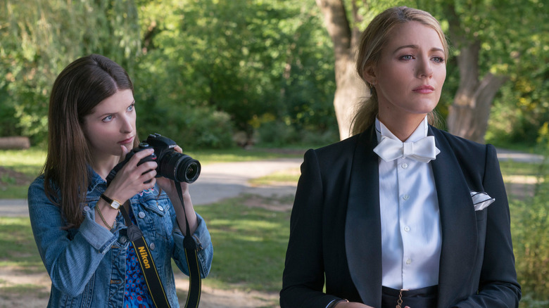 Stephanie photograpghing Emily in A Simple Favor