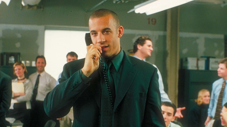 Vin Diesel on the phone