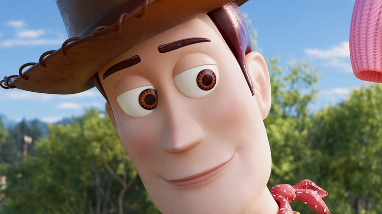 Woody knowing smile Toy Story