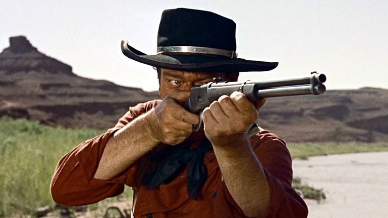 John Wayne in The Searchers