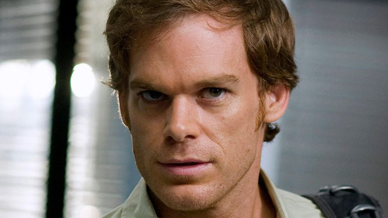 Michael C Hall Dexter Morgan staring