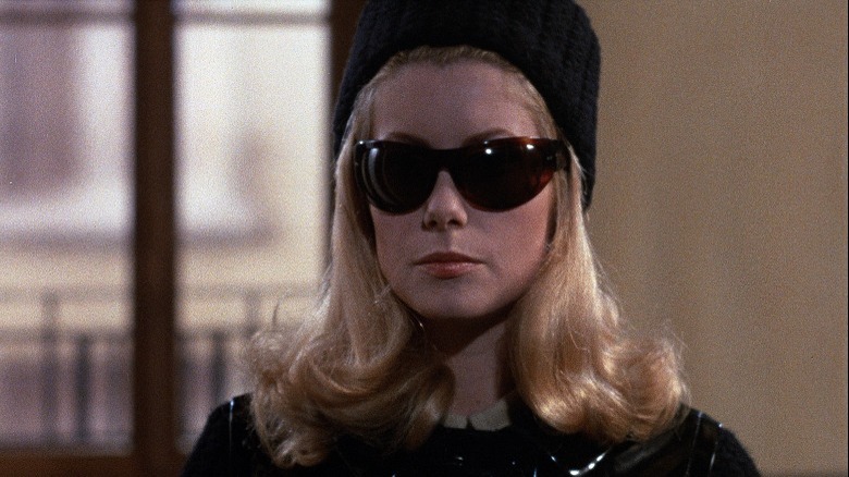 Catherine Deneuve in sunglasses