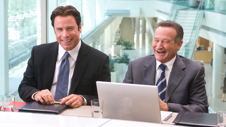 Charlie and Dan laughing in Old Dogs