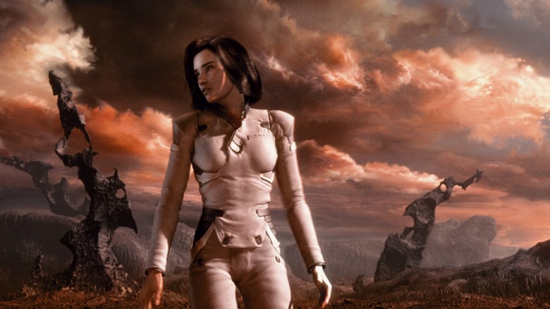 Ai Ross absorbing her surroundings in "Final Fantasy: The Spirits Within"