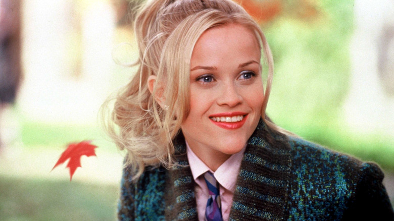 Elle Woods smiling on a fall day in "Legally Blonde" (2001)