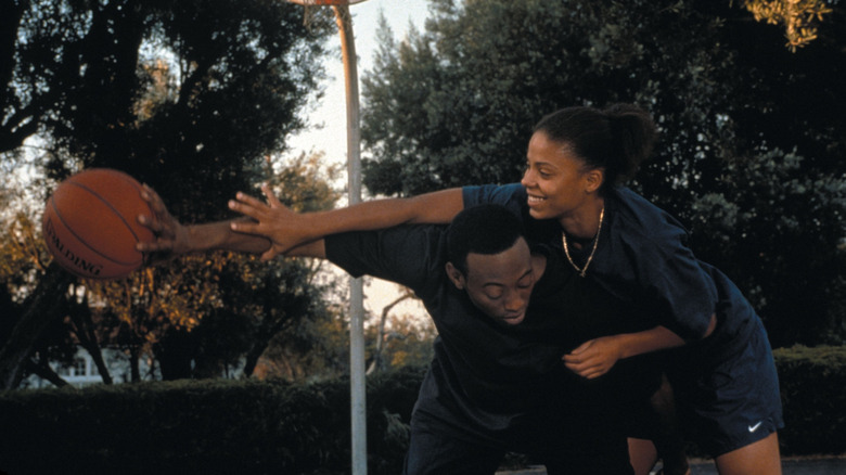 Quincy and Monica playing ball in "Love and Basketball" (2000)