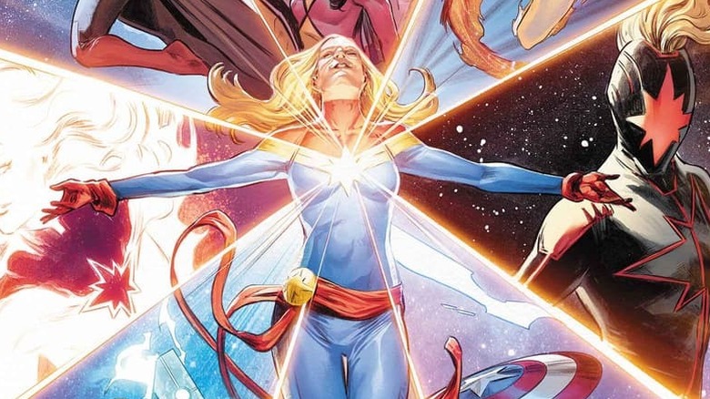 Captain Marvel celebration cover