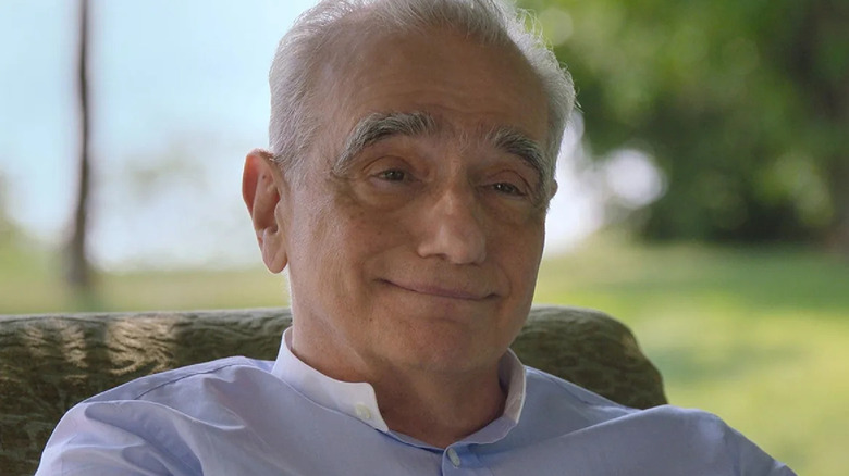 Martin Scorsese smiling in 
