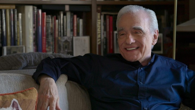 Martin Scorsese laughing in "Mr. Scorsese" (2025)