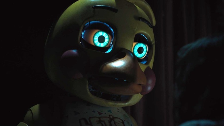FazTalker looking down in Five Nights at Freddy's 2