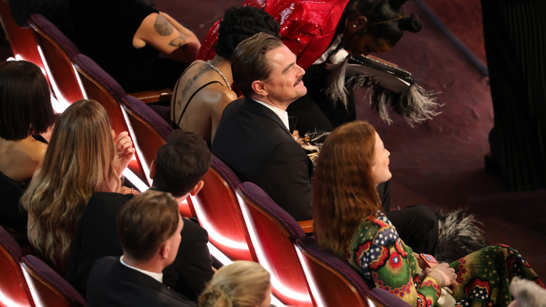 Leonardo DiCaprio in his seat at the 98th Academy Awards (2026)