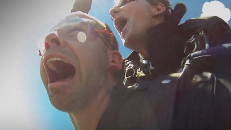 Clearly, Murr is afraid of heights Impractical Jokers