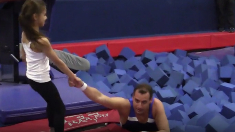 Joe needs a little help with his gymnastics Impractical Jokers