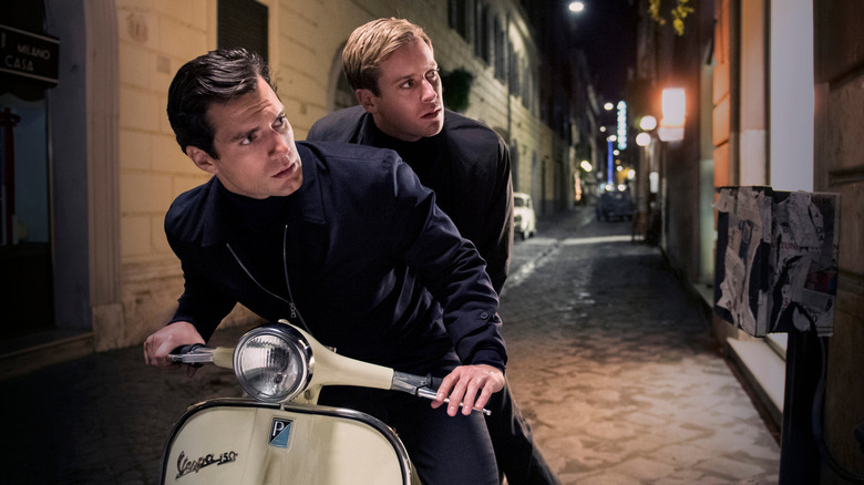 Henry Cavill, Armie Hammer, Vespa