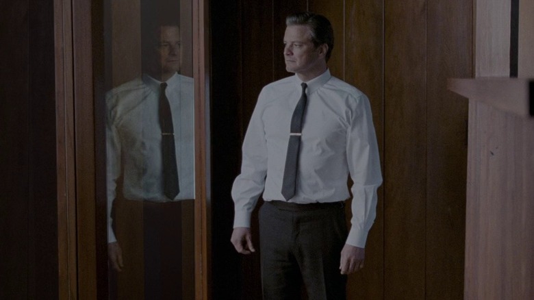 George looks outside