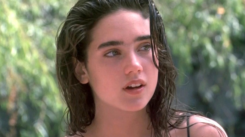 Jennifer Connelly with wet hair