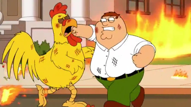 Ernie fights Peter Family Guy