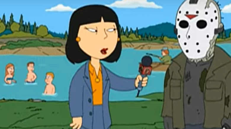 Tricia interviews Jason Family Guy