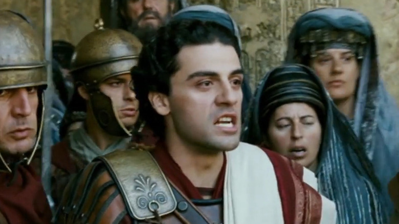 Hypatia and Orestes outside palace