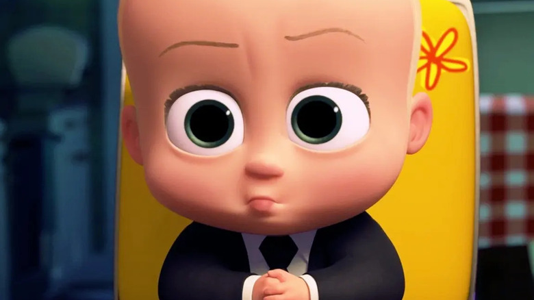 Boss Baby looking forward