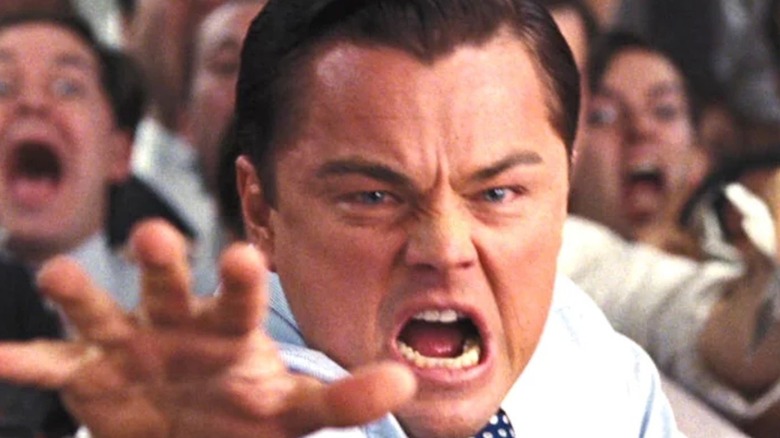 Dicaprio yelling angry