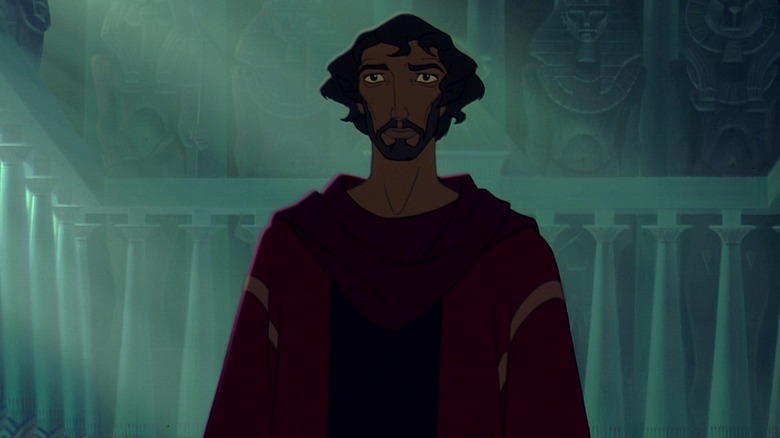 Moses looking concerned